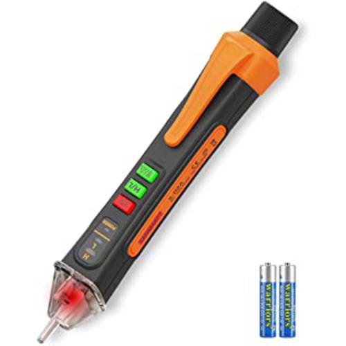 Non 접촉 전압 테스터 펜, 전자 툴 전자 테스터 AC 12-1000V/ 48V-1000V, LED 플래시라이트,조명, 부저 알람 라이브/ Null 와이어 테스터 Judgment, 와이어 Breakpoint 파인더