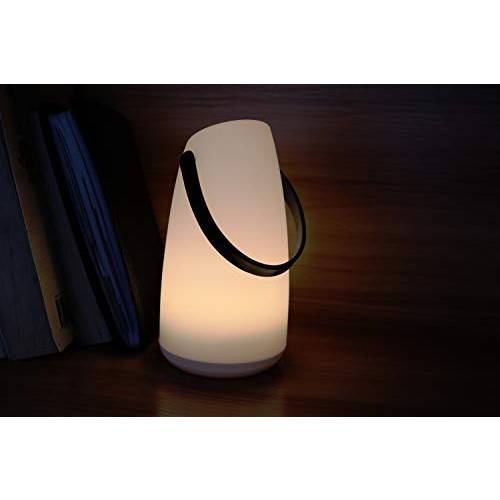2 팩 휴대용 LED 따뜻한 라이트 테이블 램프, IP44 배터리 작동 침실 걸수있는 라이트,  거실, 파티오,발코니, 캠핑, BBQ