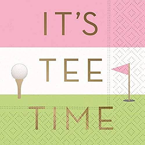 It’s Tee 타임 칵테일 냅킨 - Fun 골프 디자인, 파티 도구, 16 음료 냅킨