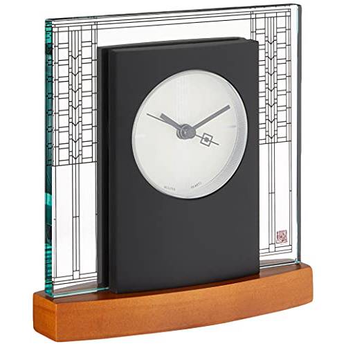 Bulova B7750 Glasner 집 Frankl 로이드 Wright 시계, 라이트 체리 얼룩