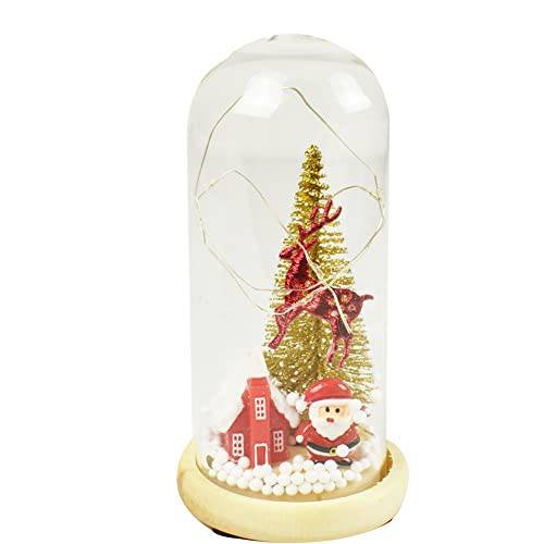 Plobach 크리스마스 라이트 장식품 산타 and 눈사람 데코레이션 트리 라이트 랜턴 크리스마스 홈 장식 and 선물 (산타)