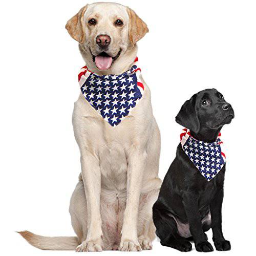 USA 강아지 두건 라지 아메리칸 깃발 두건 아메리칸 깃발 강아지 반다나 개 반다나 개 라지 미디엄 or 소형견 칼라 두건 강아지 두건 아메리칸 강아지 두건 스카프