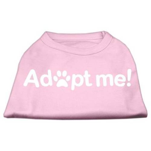 Mirage Pet Products  채택 Me 스크린 프린트 셔츠, 3X-Large, 라이트 핑크