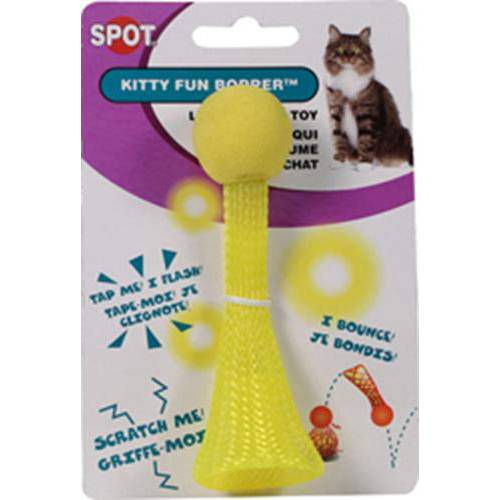 SPOT Ethical 애완동물 Kitty Fun Boppers 고양이 장난감, 플레인