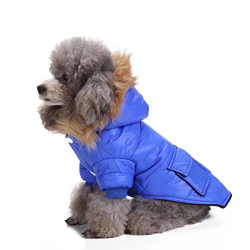 SMALLLEE_LUCKY_STORE  애완동물 강아지 후디 Apparel 코트 치와와 재킷 스키 옷