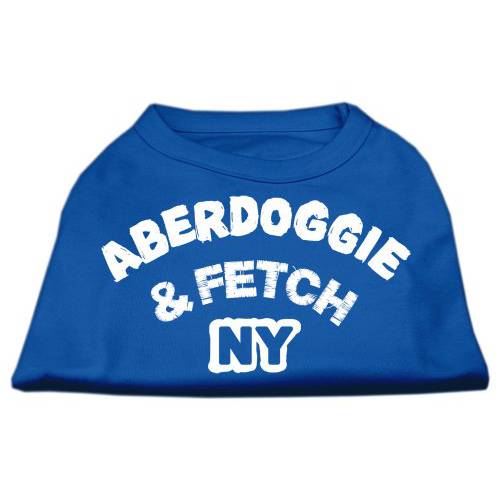 Mirage Pet Products 18-Inch Aberdoggie NY Screenprint 셔츠, XX-Large