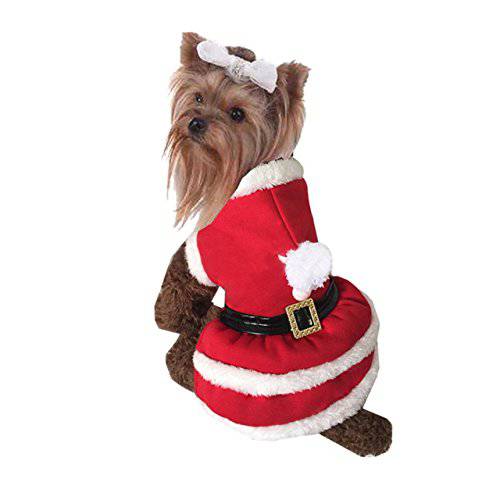 Mogoko  강아지 고양이 크리스마스 할로윈 Santa 클로스 코스프레 드레스, 강아지 애완동물 양털 의상 Warm 옷 겨울 크리스마스