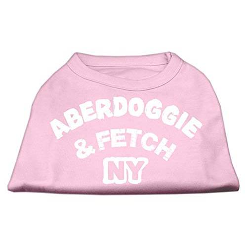 Mirage 애완동물 Products 12-Inch Aberdoggie NY Screenprint 셔츠, 미디엄