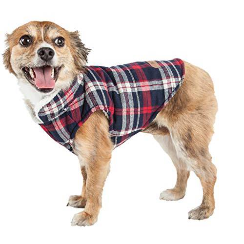 애완동물 Life ’Puddler’ Classical Plaided 절연 강아지 코트 재킷