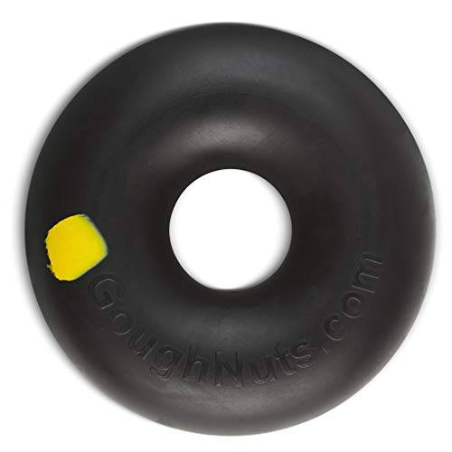 Goughnuts Virtually 부셔지지않는 링 듀러블 강아지 치발기 - Guaranteed Life - 강력, 내구성 러버 씹는 장난감  라지& Aggressive 파워 츄어 Like 핏불, 독일 셰퍼드, and Labs