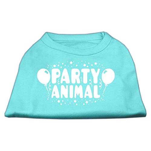 Mirage 애완동물 Products 파티 동물 스크린 프린트 셔츠 Aqua XL (16)