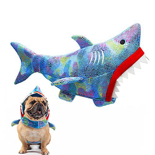 cyeollo 강아지 Shark 할로윈 애완동물 강아지 의상 Funny 의상 크리스마스 할로윈 드레싱 up  대형견