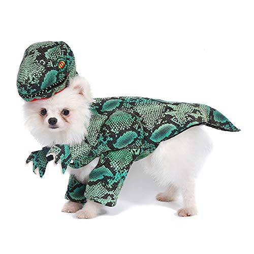 Mogoko 강아지 고양이 공룡 의상, 애완동물 할로윈 코스프레 드레스, Funny 공룡 할로윈 개