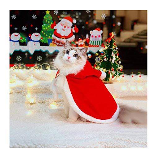 베스트셀러 고양이 할로윈 애완동물 크리스마스 할로윈 산타 망토 고양이 케이프 스몰 고양이 개