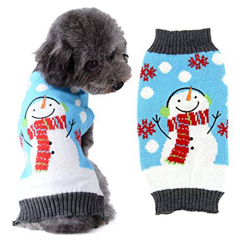 DOGGYZSTYLE 애완동물 강아지 스웨터 귀여운 동물 프린트 겨울 따뜻한 강아지 니트 옷 고양이 점퍼 재킷 코트 Apparel
