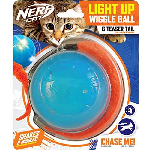 Nerf 고양이 3.5in Wiggle LED 볼 테일 -블루/ 오렌지