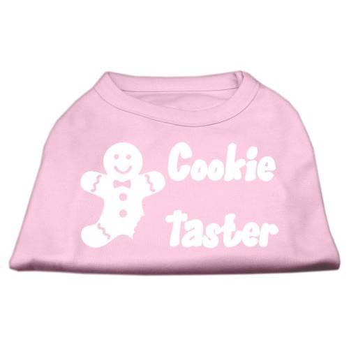 Mirage 애완동물 Products 14-Inch 쿠키 Taster 스크린 프린트 셔츠 애완동물, 라지, 라이트 핑크