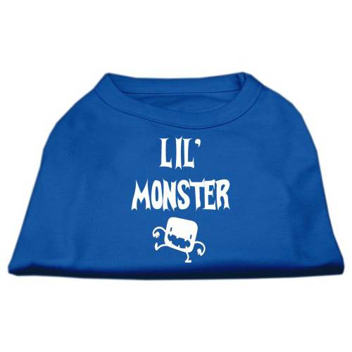 Mirage 애완동물 Products Lil 몬스터 스크린 프린트 셔츠 블루 Lg (14)