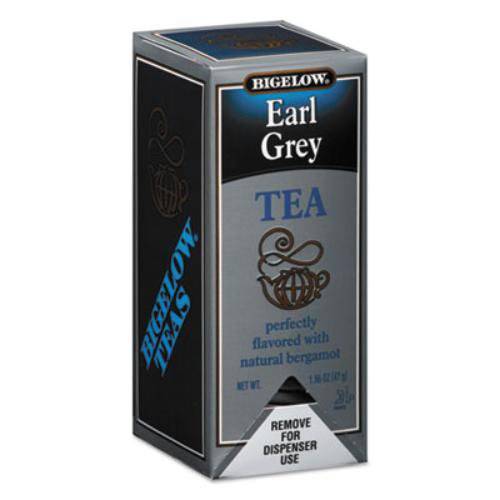 Bigelow Earl Grey Tea Bags 28-Count Box (Pack of 1) Black Tea Bags with Oil of Bergamot All Natural Gluten Free Rich in Antioxidants