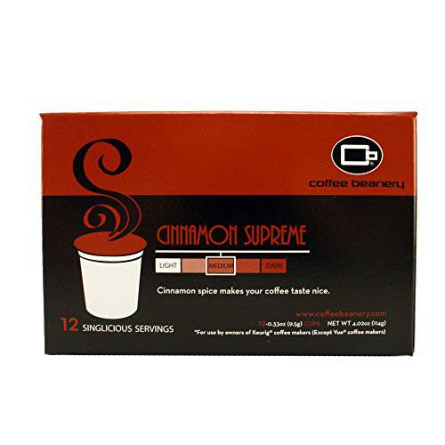 Cinnamon Spice Single Serve Coffee Pods | 12ct | 100% Specialty Arabica Coffee | Gourmet Flavored Coffee
