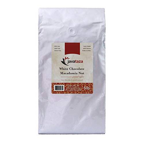 White Chocolate Macadamia Nut Ground Coffee 5lb. - Fairly Traded, Naturally Shade Grown
