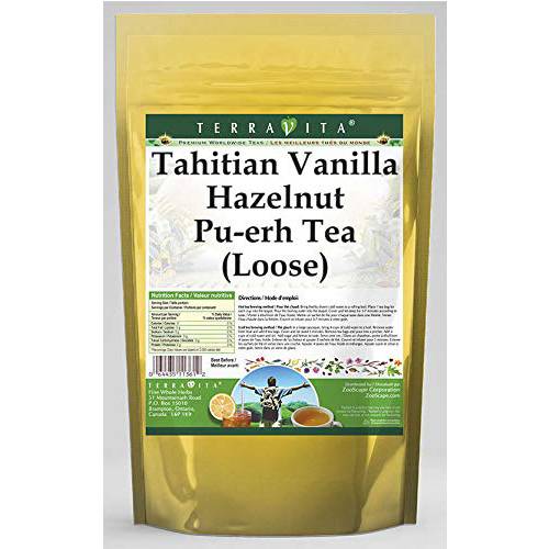 Tahitian Vanilla Hazelnut Pu-erh Tea (Loose) (4 oz, ZIN: 536306)