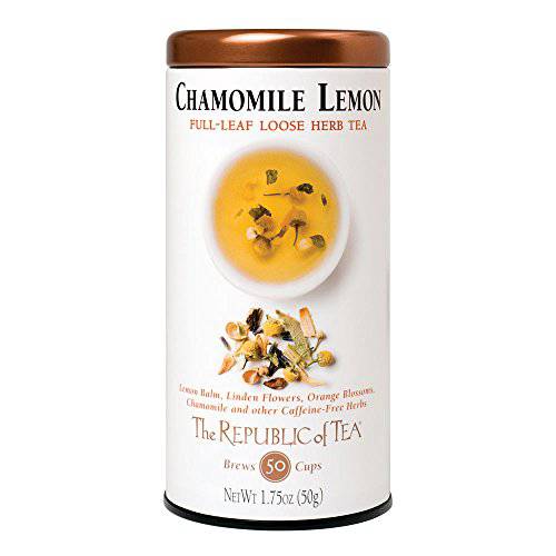 The Republic of Tea Herbal Full-Leaf Loose Tea (Chamomile Lemon Herbal, 1.75 oz)