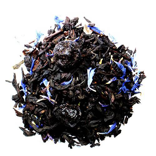 Nelson’s Tea - Blueberry Earl Grey - Black Loose Leaf Tea - Black Tea, Blueberries, Cornflower - 2 oz.