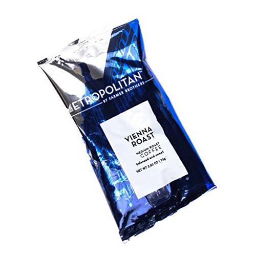 Metropolitan Coffee - Vienna Roast - 2.5 oz packs (24 case - $1.70 cost per portion pack)