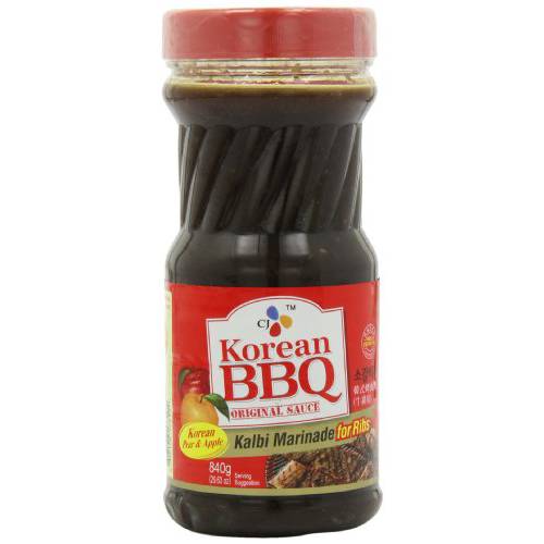 CJ Korean BBQ Sauce, Kalbi, 29.63-Ounce Bottles (Pack of 4)
