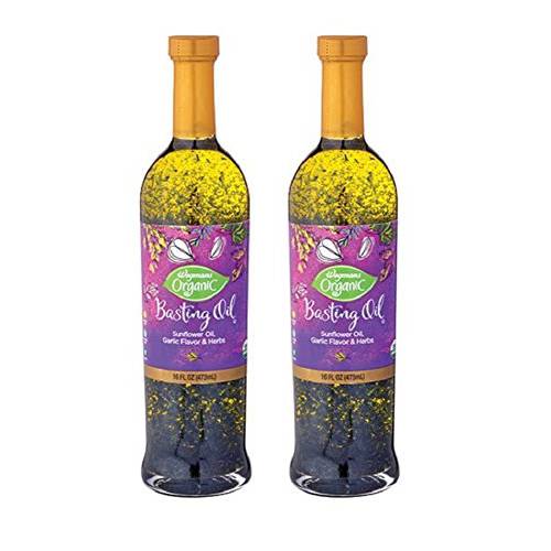 Wegmans Family Pack Basting Oil With Garlic and Herbs (2) 16 Oz. Bottles