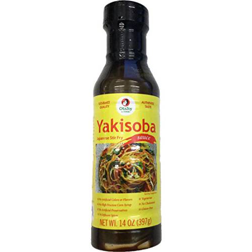 Otafuku Yakisoba Sauce for Japanese Stir Fry Noodles, Gluten-Free & Vegan Yakisoba Sauce (14 OZ)