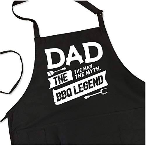 ApronMen, The Man. The Myth. BBQ Grill Adjustable Apron for Men, One Size