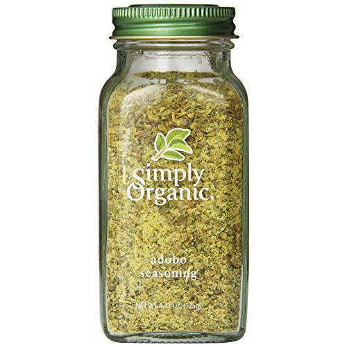 Simply Organic Adobo Seasoning, Certified Organic, Non-GMO | 4.41 oz