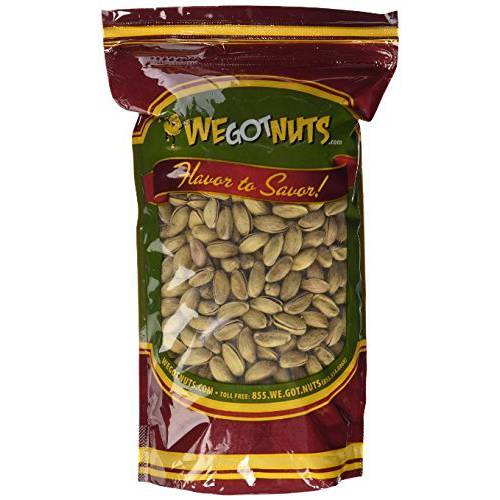 Turkish Antep Pistachios - 2.5 lbs (40oz) Premium Quality Kosher Roasted Pistachios By We Got Nuts - Natural & Healthy Rich Flavor Snack - Whole & Salted – Air-Tight Resealable Bag Package…