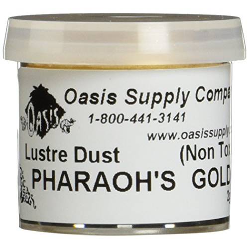 Oasis supply Lustre Dust, Pharaoh’s Gold (Old Gold), 2 Gram