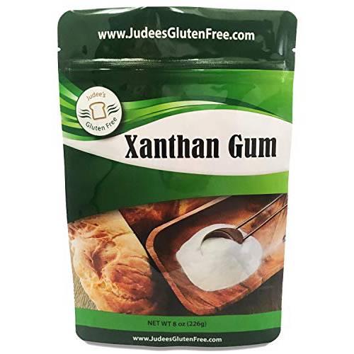 Judee’s Xanthan Gum 8 oz - Non GMO, Keto Friendly, Gluten & Nut Free Dedicated Facility. Low Carb thickener for protein shakes, smoothies, gravies, salad dressings. Essential for gluten free baking.