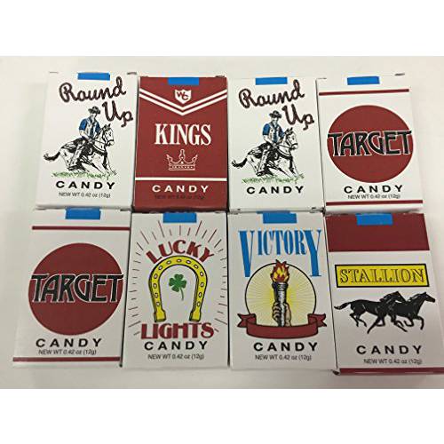 8 PACKS CANDY CIGARETTES