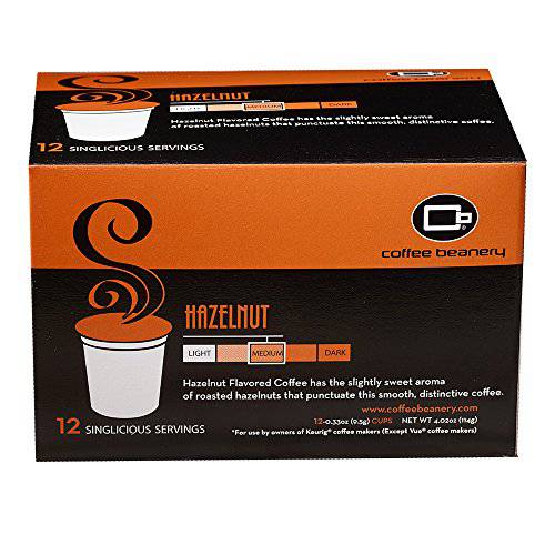 Coffee Beanery Hazelnut Singlicious Servings Single-cup Coffee Pack Sampler