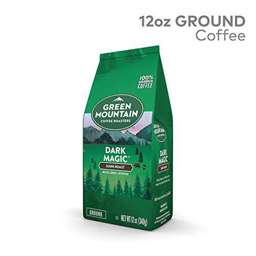 Green Mountain Coffee Roasters Dark Magic, Ground Coffee, Dark Roast, Bagged 12 oz