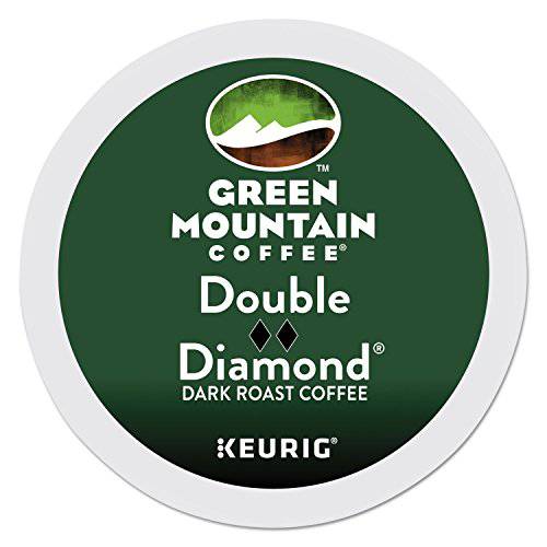 Green Mountain Coffee Roasters Double Diamond, Single-Serve Keurig K-Cup Pods, Dark Roast Coffee, 96 Count