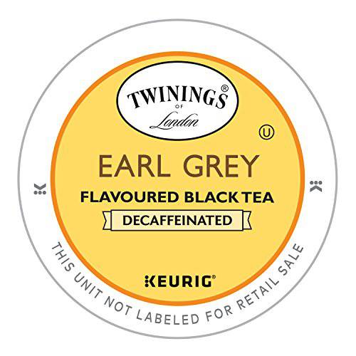 Twinings Earl Grey Decaf Tea Keurig K-Cups, 24 Count