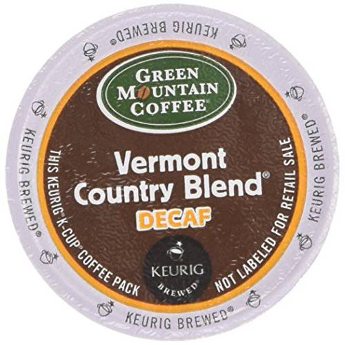 Green Mountain Coffee Vermont Country Blend Decaf, K-Cup Portion Pack for Keurig Brewers 24-Count
