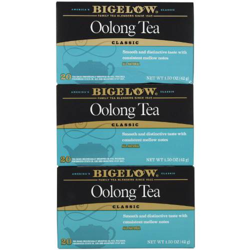 Bigelow Tea Oolong, 20 Bags (3 Pack)