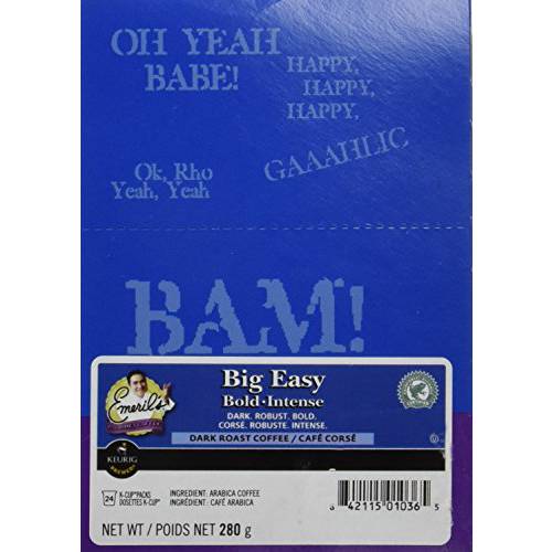 Emeril’s K-cups, Big Easy Bold, 25 Count, 0.85 Ounce Box (Pack of 2)