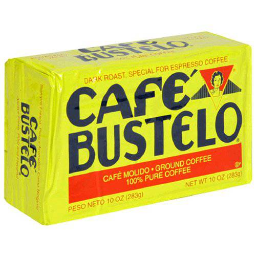 Cafe Bustelo Coffee Espresso, 10 Ounce Bricks (Pack of 4)