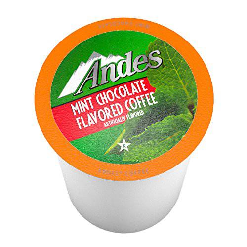 Andes Mints Coffee Chocolate Mint Peppermint Coffee Pods for Keurig K-Cup Brewers, 40 Count