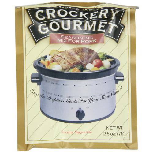 Crockery Gourmet Seasoning Mix for Pork 2.5-Ounce Packets (Pack of 12)