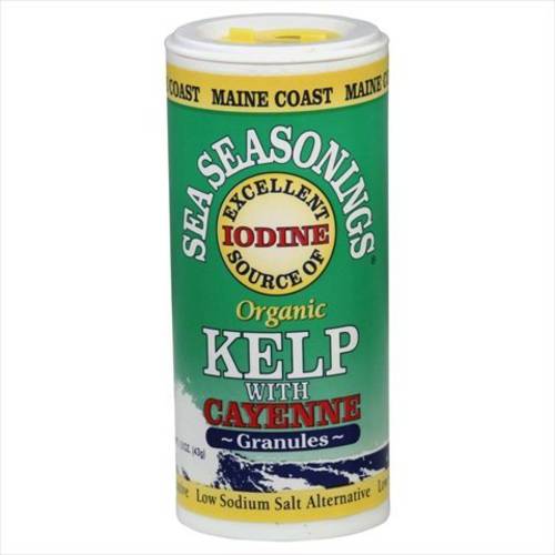 Kelp Granules Blend with Cayenne 1.5 oz Shaker - Sea Seasonings - Organic
