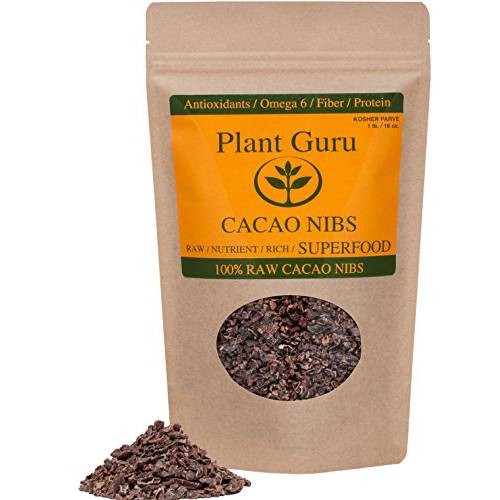 Raw Cocoa / Cacao Nibs 1 lb. Arriba National Bean From Ecuador